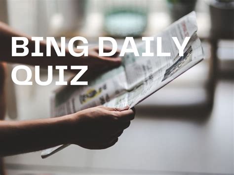 bing news quizzes and your family members