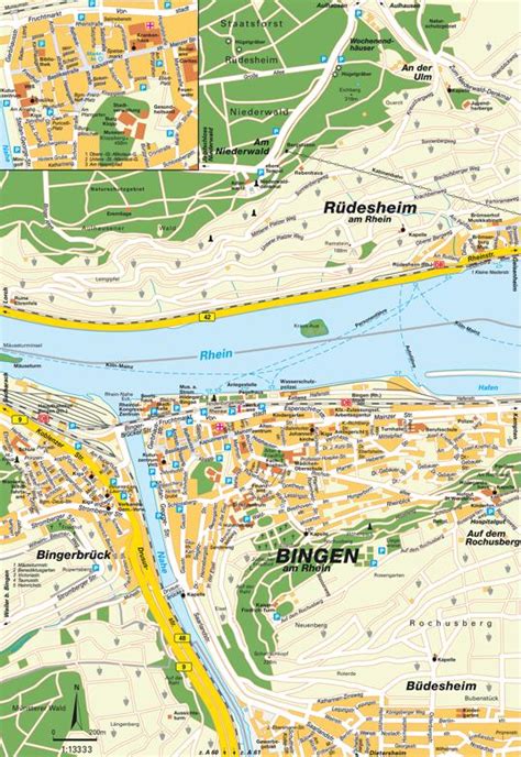 bingen am rhein maps