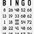 bingo free printable