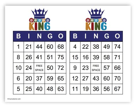 Bingo King Cards