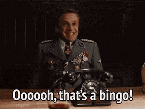 Inglourious Basterds Hans Landa Bingo hope poster shirt Trend T Shirt