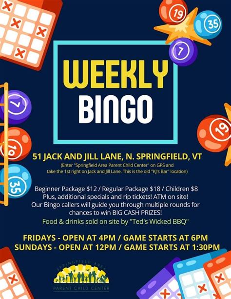 Bingo Springfield Vt