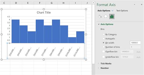 Bins Chart Excel