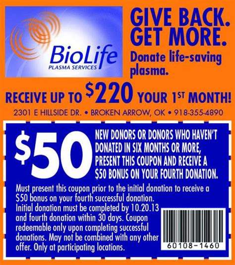 250 plasma donation coupon. memphis