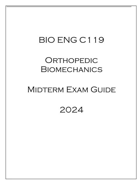 Bio Eng 100 Berkeley Course Catalog