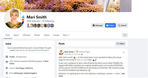 Bio On Facebook Examples