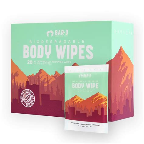 Biodegradable Shower Wipes