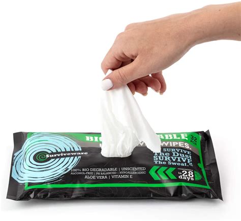 Biodegradable Wet Wipes Backpacking