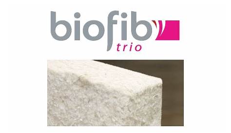 Biofib Trio 120mm Panneau Isolant BIOFIB TRIO En Laine De Coton, Chanvre Et