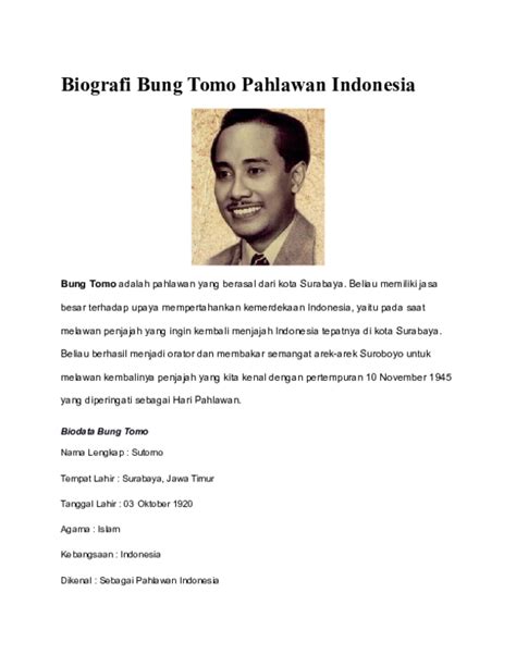 biografi bung tomo pdf