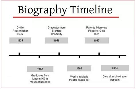 6+ Sample Biography Timelines Sample Templates