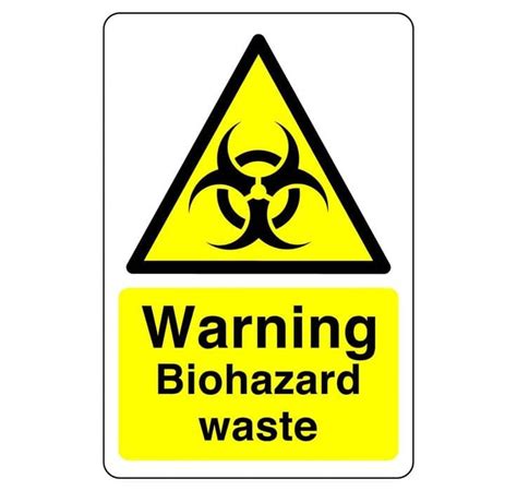 Biohazard Waste Sign Printable