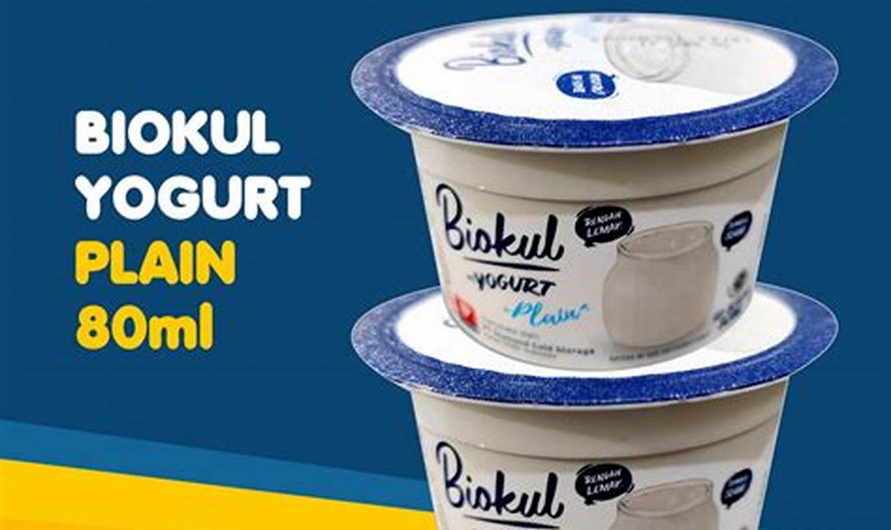 Jual Biokul Yogurt Stirred Blueberry 1 liter, Special Price
