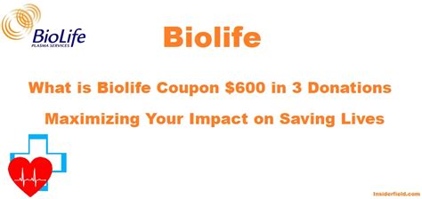 The Best Biolife Coupon – Get 0 In 3 Donations