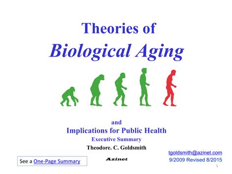 biological theories of aging pdf