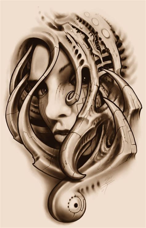 Review Of Biomech Tattoo Designs Free Ideas