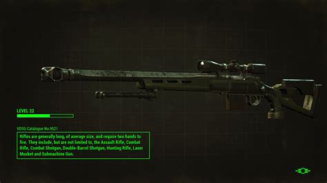 Bipod Hunting Rifle Fallout 4 