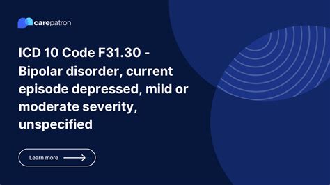 bipolar disorder icd 10 unspecified