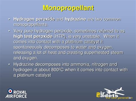Bipropellant Vs Monopropellant