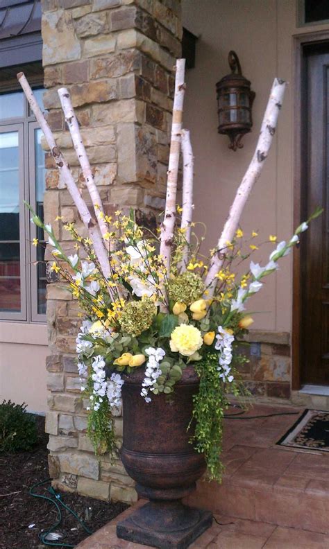 Birch Branch Pot Decor