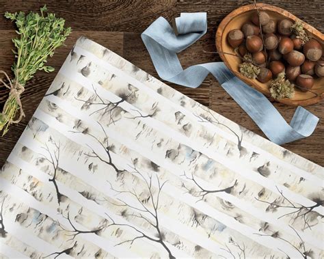 Birch Tree Wrapping Paper
