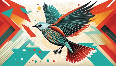 Bird Abstract Art