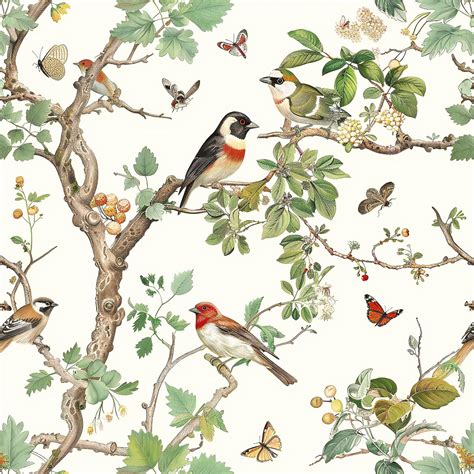 Bird Adhesive Wallpaper