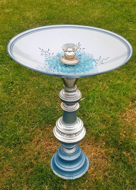 Bird Bath From Glass