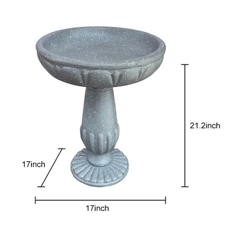 Bird Bath Specifications