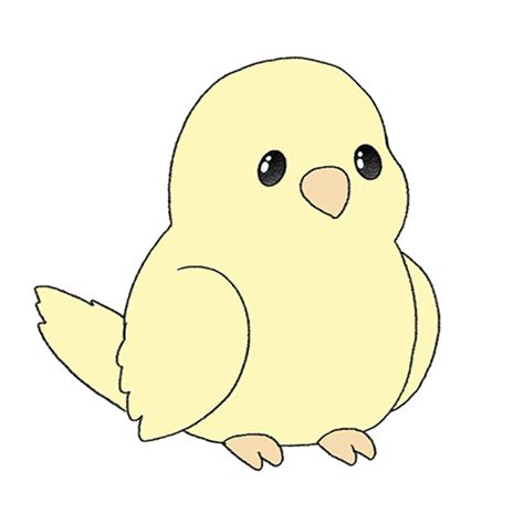 bird drawing easy cute
