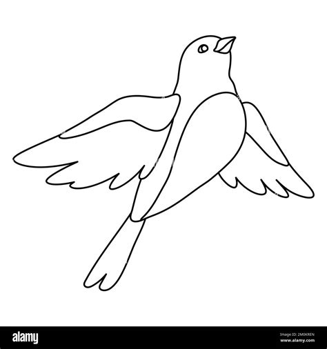 bird drawing simple flying