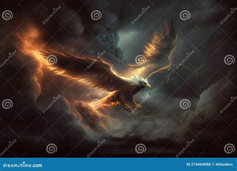bird flying over dark sky