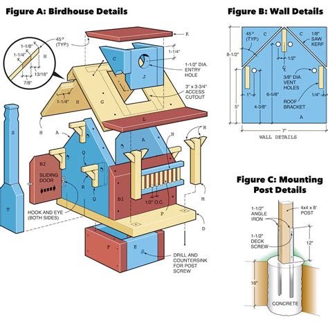Birdhouse Bench Plans