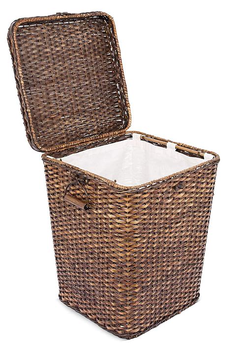 Birdrock Home Laundry Hamper With Lid And Removable