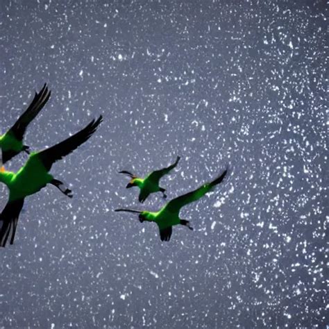 Birds In Zero Gravity