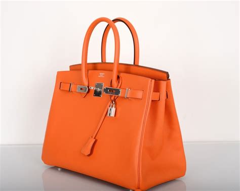 birkin bag orange
