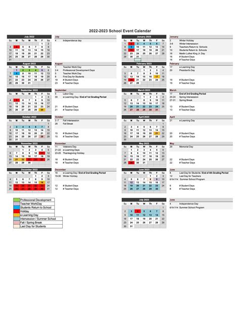 birmingham city schools calendar