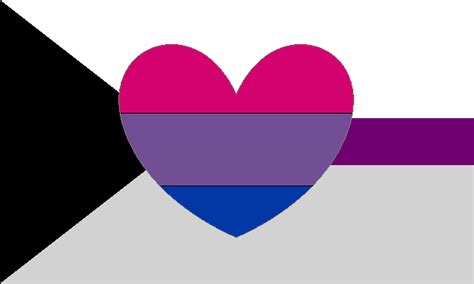 biromantic demisexual flag and symbols