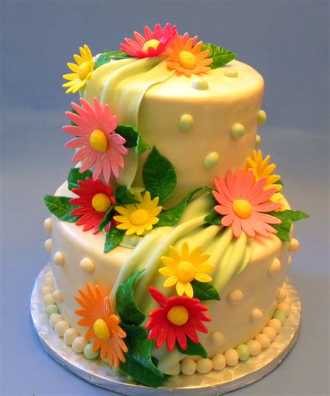 Flower Birthday Cake Arrangement galleydesign