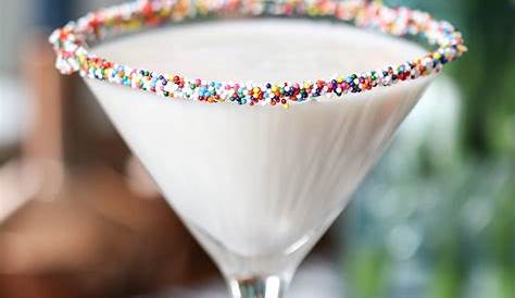 How to make a Birthday Cake Martini | Easy Cocktail Recipes