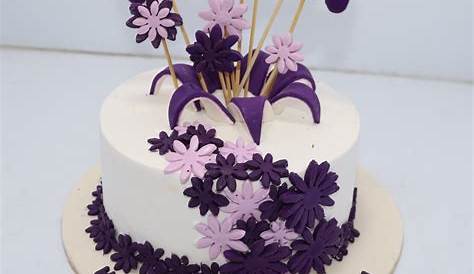 Birthday Cake Designs Mom Happy And Flowers Pansy Beall