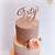 birthday cake ideas rose gold