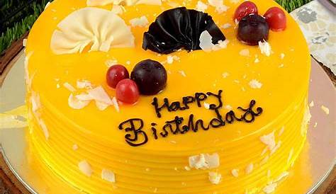 Birthday Cake Mango Cake Design Exotic 1 Kg s For