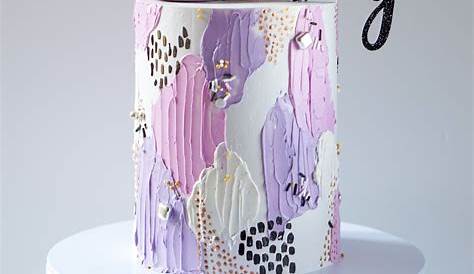 Birthday Cake Modern Design Art Decorated By Diana sDecor