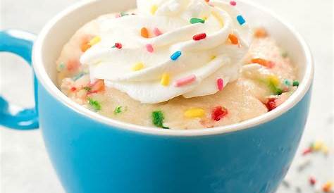 Happy Birthday Confetti Mug Cake Recipe : Target Recipes | Mug recipes