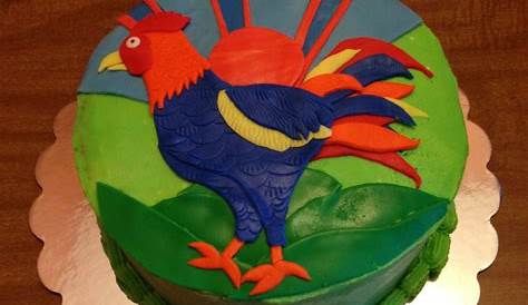 Birthday Cake Rooster Design Themed s Amazing s Decorating