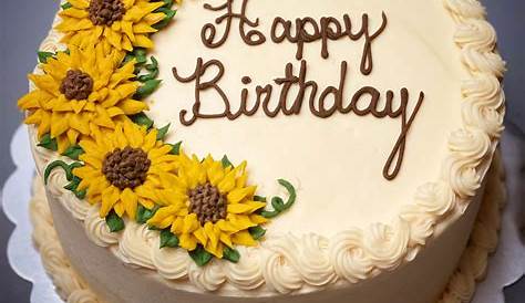 Birthday Cake Sunflower Cake Design 103 s