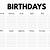 birthday calendars to print out printable coloring book