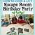 birthday party escape room ideas