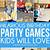 birthday party game ideas for 15 year olds